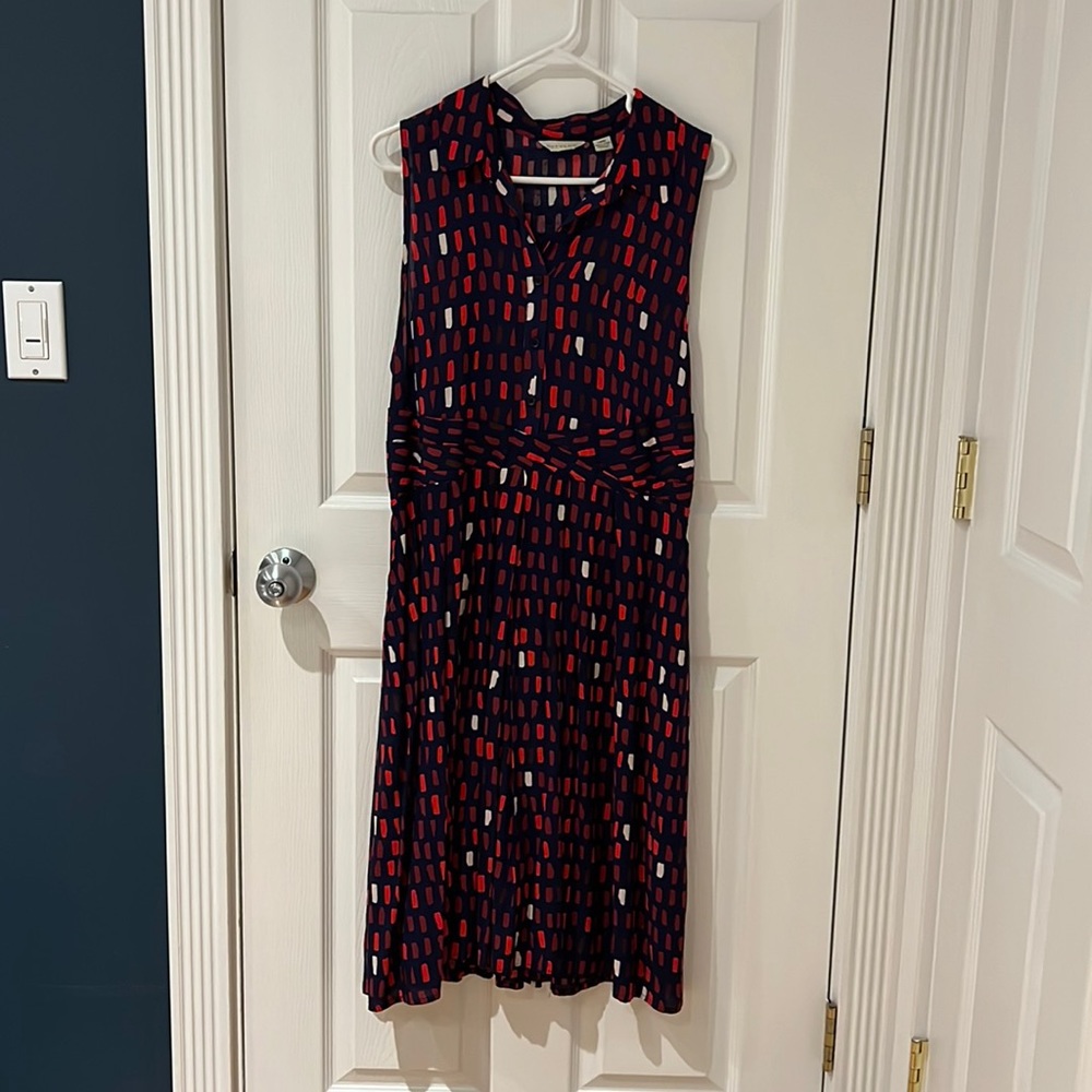 Anthropologie Sleeveless Collar Dress